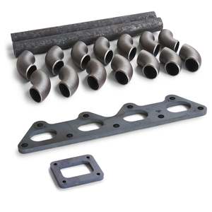 Turbo Manifold Kits: Carbon Steel 4 Cylinder Turbo Manifold Kit