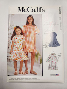 Products: McCall's M8283 Childrens and Girls Dresses FAB FABRICS