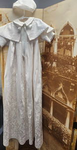 FAB Silk Christening Gown MADE BY FAB FAB FABRICS