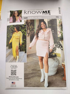 Me2003 Misses' Knit Cardigan And Skirt Fab Fabrics