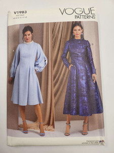 Products: Vogue Patterns V1983 Misses Dress FAB FABRICS