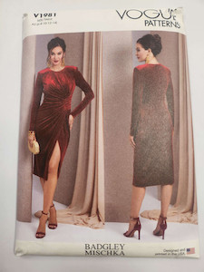 Products: Vogue Patterns V1981 Misses Knit Dress FAB FABRICS