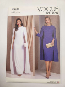Products: Vogue Patterns V1982 Misses Dress FAB FABRICS