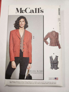 Products: McCall's M8350 Blazer & Vest FAB FABRICS