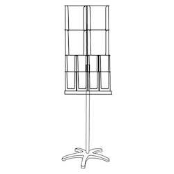 Chrome Foyer Stand