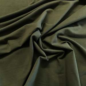 Sweatshirting: Loop Back Sweatshirt Jersey - Khaki