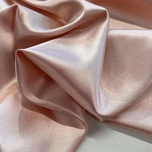 Lining: Lightweight Polyester Satin - Dusky Pink