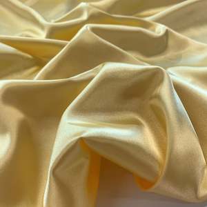 Lightweight Polyester Satin - Yellow