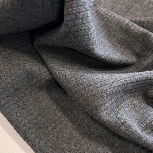 Rib: Wide Rib Knit - Charcoal Marle