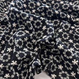 Embroidery: Betty Broderie Embroidered Cotton - Black