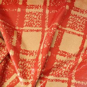 Check Snakeskin - Red