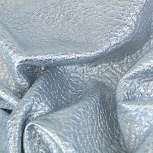 Leatherette: Pebbled Leatherette - Silver