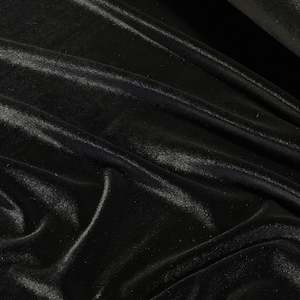 Velvet: Stretch Velvet Jersey - Black