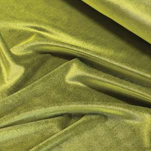 Stretch Velvet Jersey - Chartreuse
