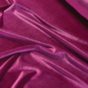 Stretch Velvet Jersey - Fuchsia