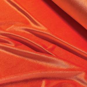 Stretch Velvet Jersey - Orange