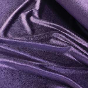 Stretch Velvet Jersey - Purple