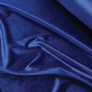 Stretch Velvet Jersey - Royal