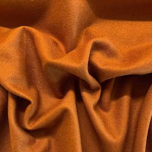 Wool Viscose Melton Coating: Wool Viscose Melton Coating - Rust