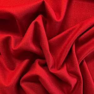 Wool Viscose Melton Coating: Wool Viscose Melton Coating - Red