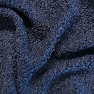 Boiled Wool Bouclé - Navy