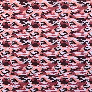 Printed Canvas: Printed Canvas - Pink Camo