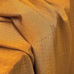 Viscose: Dobby Viscose Satin - Golden