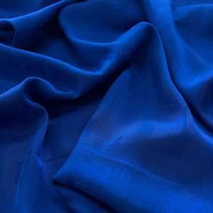Rayon: Abstract Jacquard Satin - Royal Blue