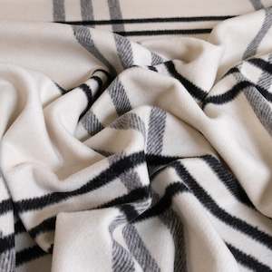 Wool Blend Coating - Roslin White (Last Chance)
