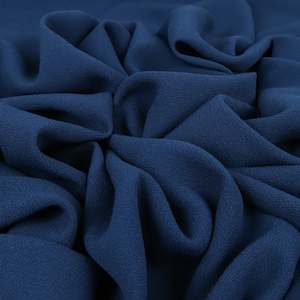 Viscose: Viscose Crepe Designer End - Petrol