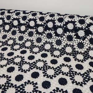 Geo Embroidered Lace Designer End – Madison Ink (Limited Stock)