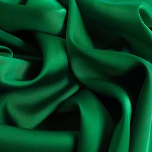 Polyester: Heavy Satin - Emerald
