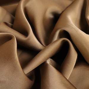 Polyester: Heavy Satin - Tan