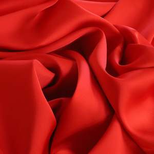 Polyester: Heavy Satin - Red