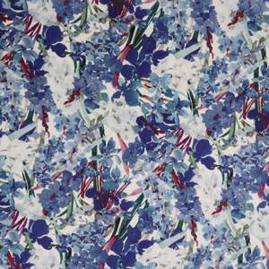 Printed: Viscose Print - Shandwick Blues