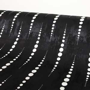 Woven Jacquard Deadstock - Lantern Black White