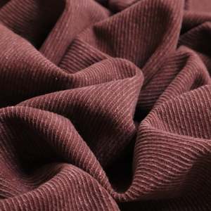 Cotton Drill: Heavy Washed Finish Cotton Twill - Mulberry