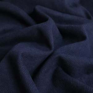 Heavy Washed Finish Cotton Twill - Denim Ink