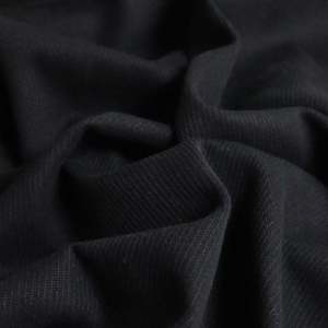 Heavy Washed Finish Cotton Twill - Black