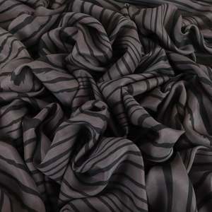 Lightweight Silk Cotton Print Deadstock - Line Up