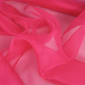 Silk Organza Deadstock - Fuchsia