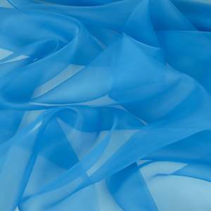 Silk Organza Deadstock - Bright Blue