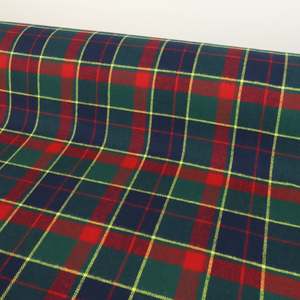 Brushed Cotton Plaid Deadstock - Green Tartan