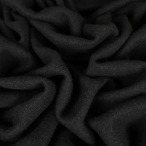 Knits: 100% Boiled Wool 385gsm - Black