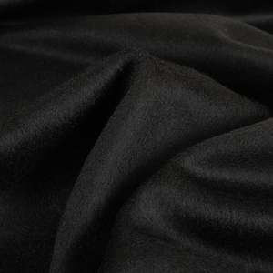 Fabric Wool: Wool Viscose Coating Designer Ends Deadstock – Ethel Black