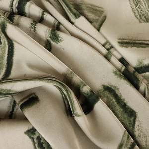 Printed: Abstract Printed Poly Satin - Bounce Back