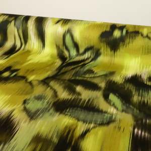 French Viscose Printed Satin Designer End - Downtown