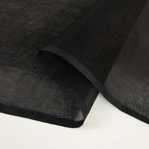 Fabric Cotton: Cotton Organza - Black