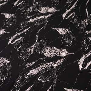 Printed: Cotton Print Deadstock - Starscape Black
