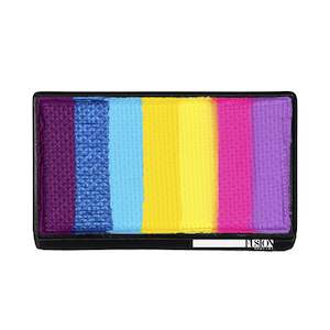 rainbow cake: FUSION Leannes petal palette refill - Leannes rainbow unicorn 25gm
